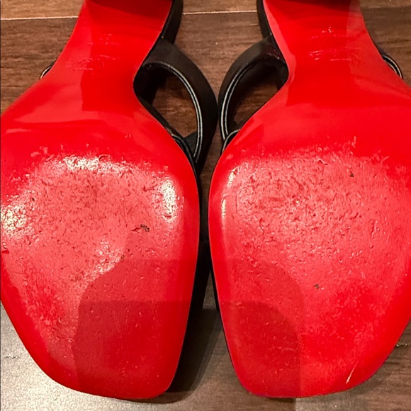 Christian Louboutin Dispo Club 85 Leather Mules - Picture 11 of 13